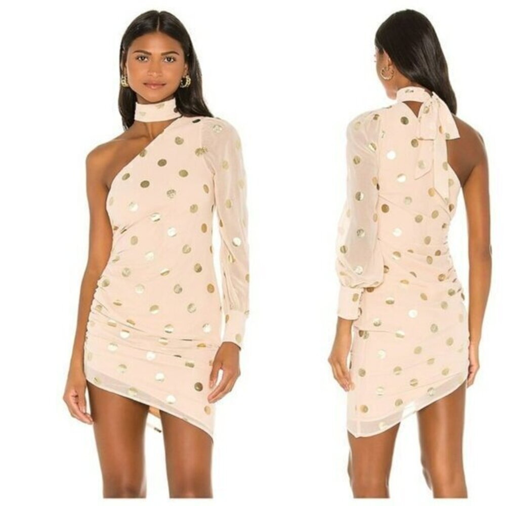 Camila Coelho Milena Mini Dress - Blush Gold